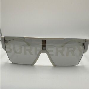 Burberry White and Silver Sunglasses B4291 No Case